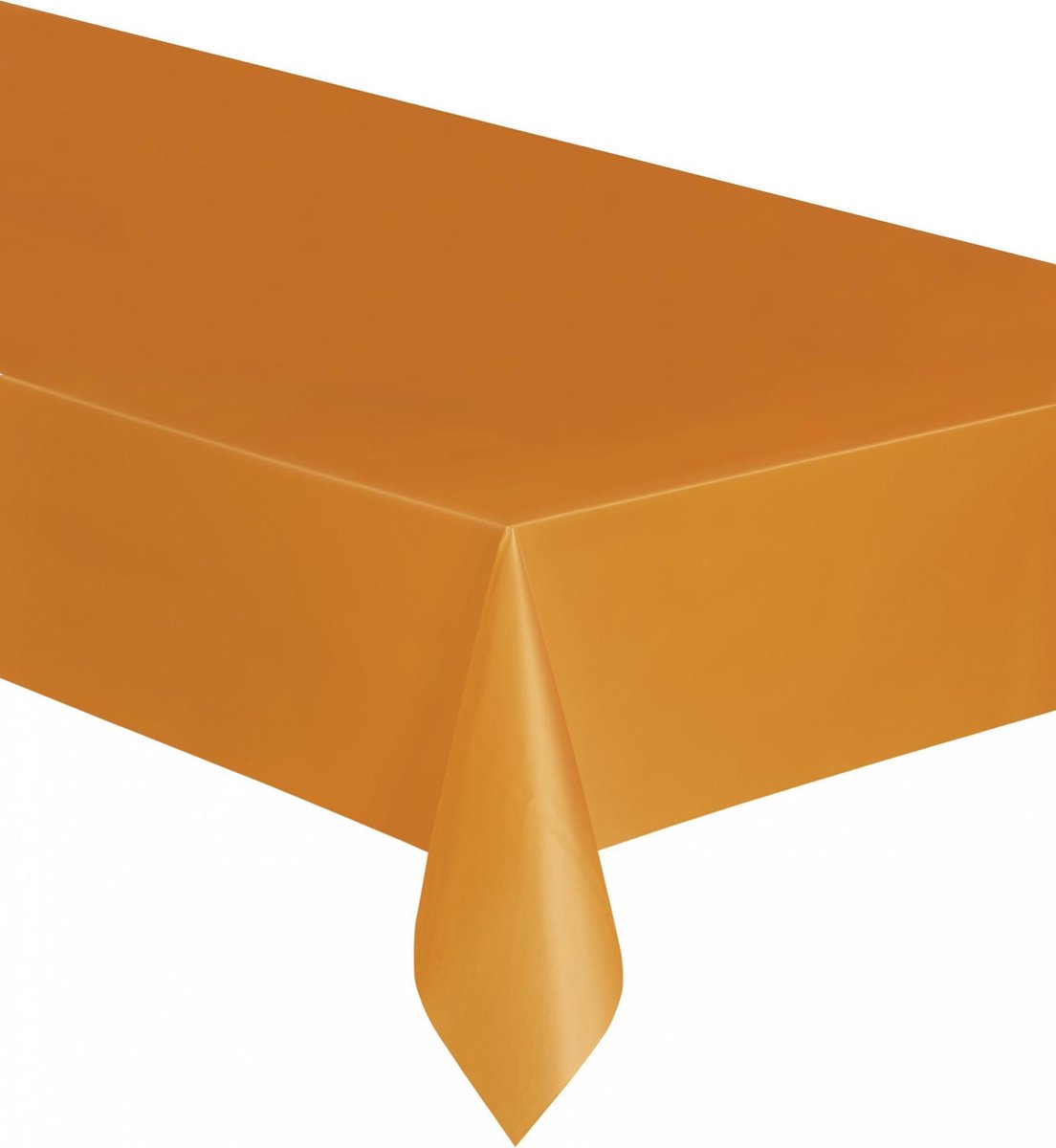 UNIQUE - Plastic oranje tafelkleed - Decoratie > Tafelkleden, placemats en tafellopers